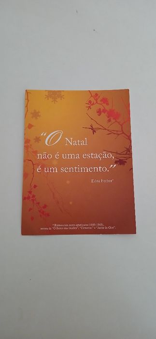Postal com poema, de Natal