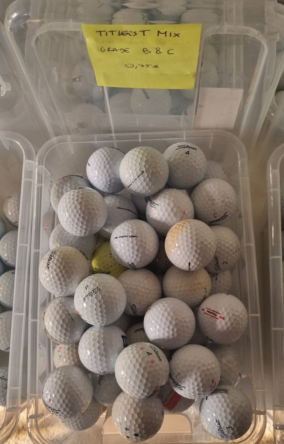 Bolas de golfe Titleist Mix com marcas de uso BO014
