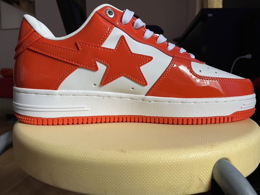 A BATHING APE BAPE STA LOW Orange