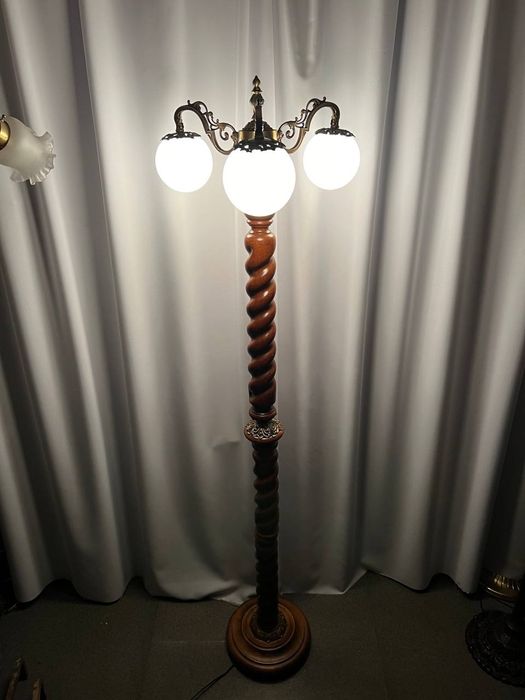 Торшер Світильник Лампа Ліхтар Бронза Вінтаж Латунь Антикваріат