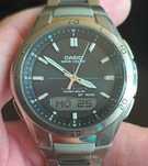 Zegarek męski Casio WVA-M640TD-1AER Titanium