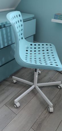Krzeslo obrotowe Ikea miętowe