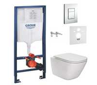 Унитаз Roca GAP + инсталляция Grohe  Rapid SL 38772001 5 в 1