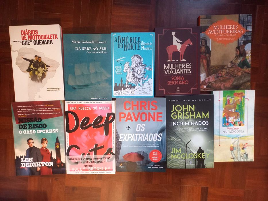 Lote de 80 livros (ficção)