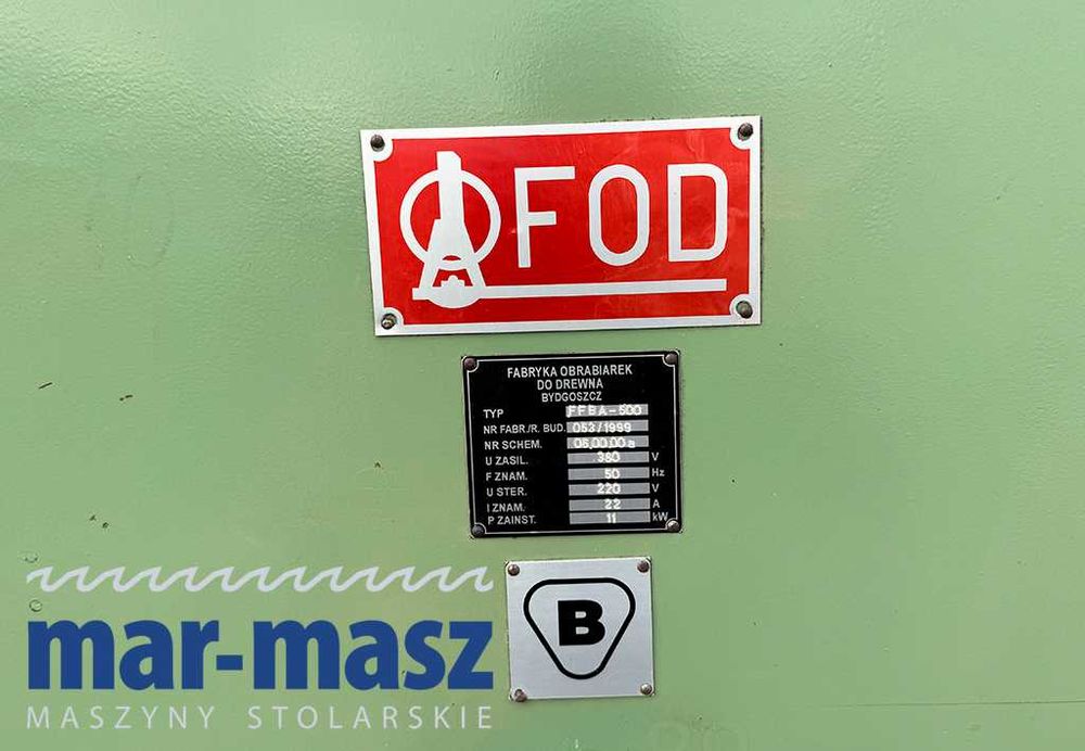Frezarka profilowa do sztachet do zacięć węgłowych Fod Bydgoszcz