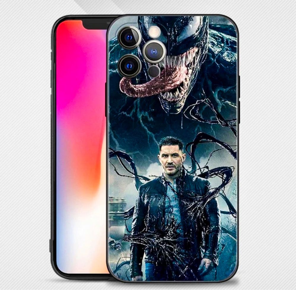 Venom Etui na Telefon dla iPhone 15, 14, 13, 12, 11, Mini, Pro, Max