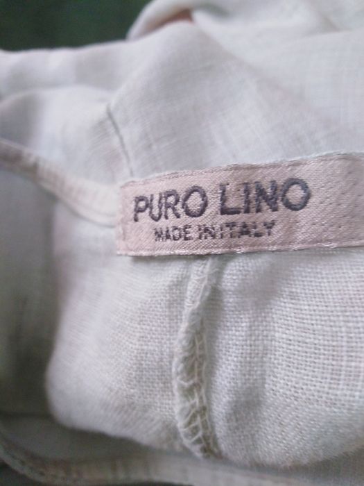 Piękna włoska bluzka len uniwersalna