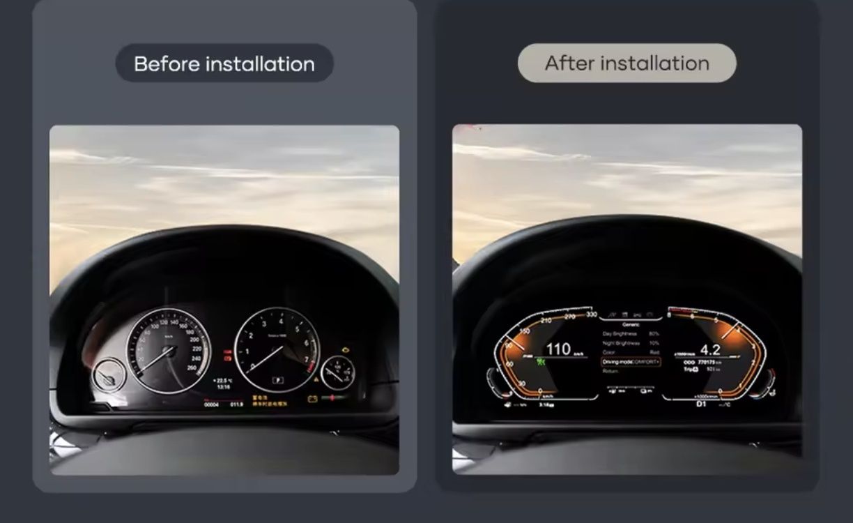 Quadrante dashboard velocimetro digital BMW Serie 1 e87