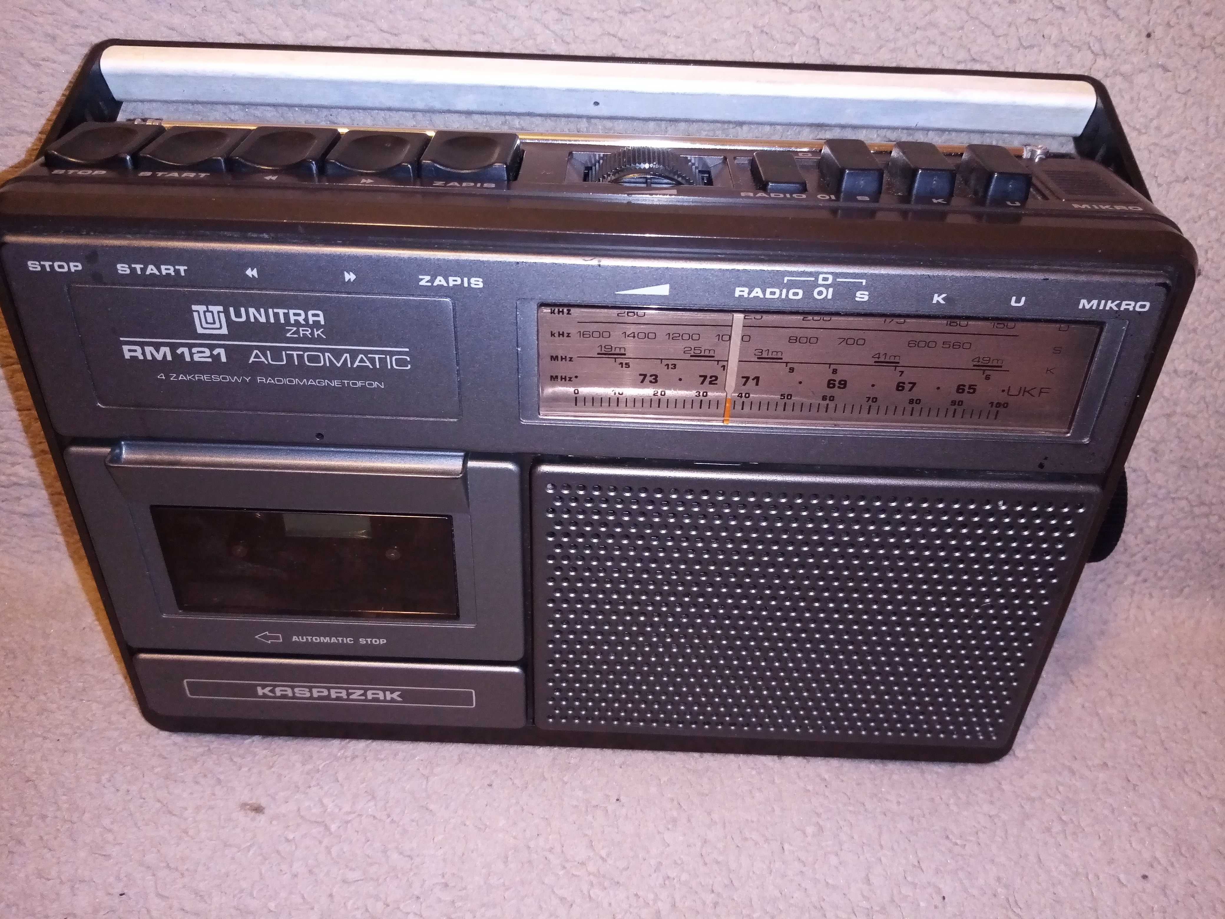 Radiomagnetofon Kasprzak RM 121 Unitra