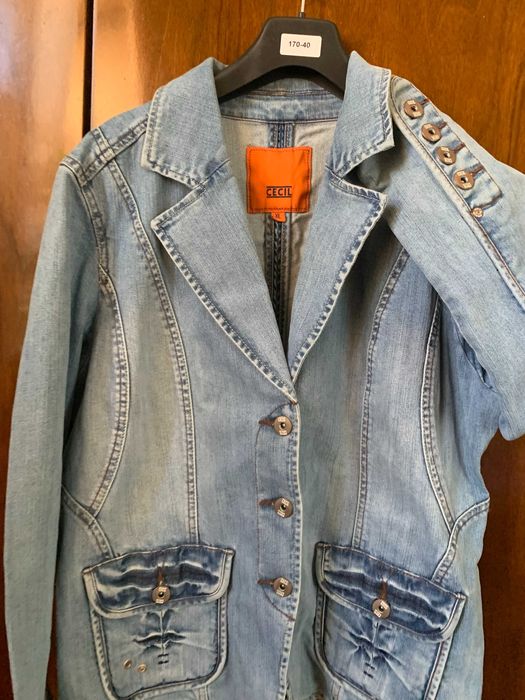Пиджак джинсовый женский