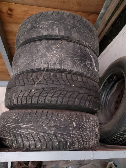 Колеса з дисками hankook 175 70 r13 зима до ланоса