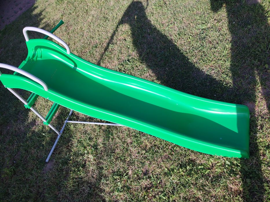 Nowa zjeżdżalnia ogrodowa, ślizg dla dziecka