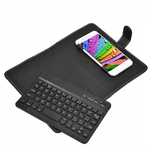Etui Case z klawiaturą Bluetooth do TELEFONu 6.8''iOS / Android czarne