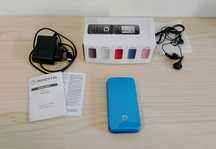Telefon Manta Mobile Phone Flip Touch TEL2405, niebieski.