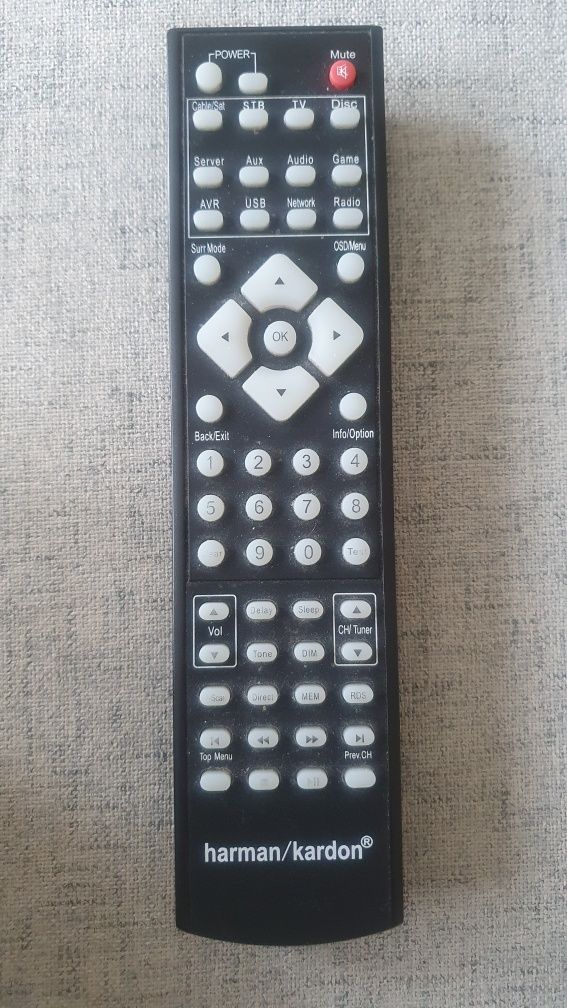 Amplituner Harman/Kardon HK AVR 151s, pilot, instrukcja PL, stan -bdb