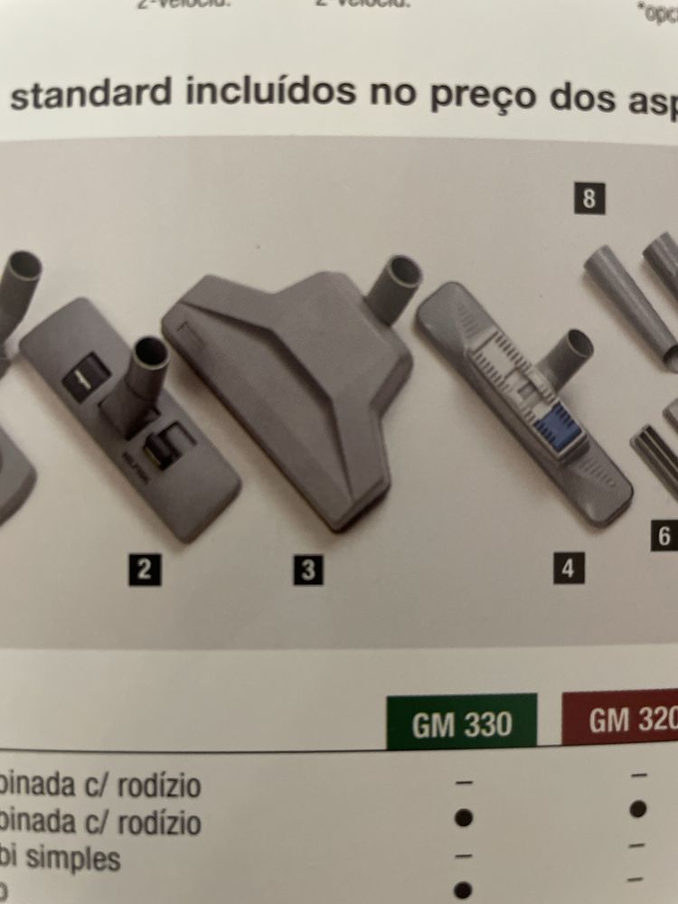 Nilfisk - acessórios GM 330 ou compativel