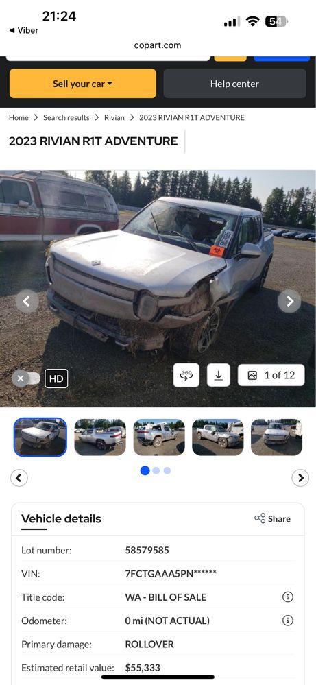 Rivian. Розборка, шрот: двері, панорама, стійки,ричагі, подушки