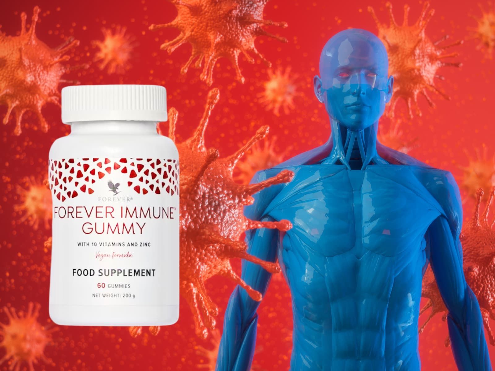Forever® Imunne Gummy - 60 Gomas , reforçar sistema imunitário.