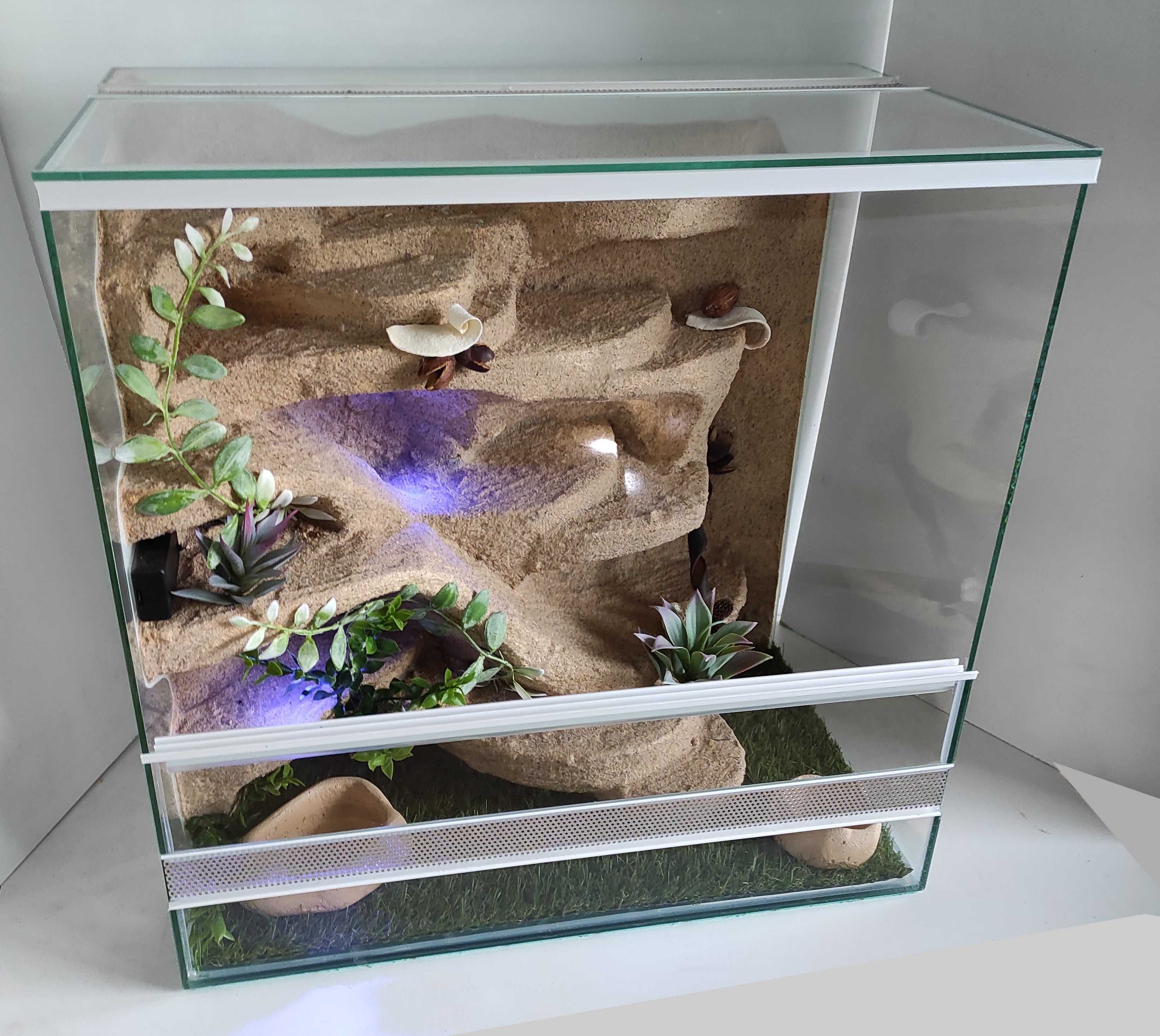 Terrarium pustynne z oświetleniem nocnym, TW452PLT, AquaWaves