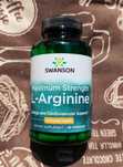 Swanson L-аргінін аргинин arginine максимальної сили 850 мг 90 капсул