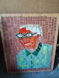 Mozaika portret mężczyzny