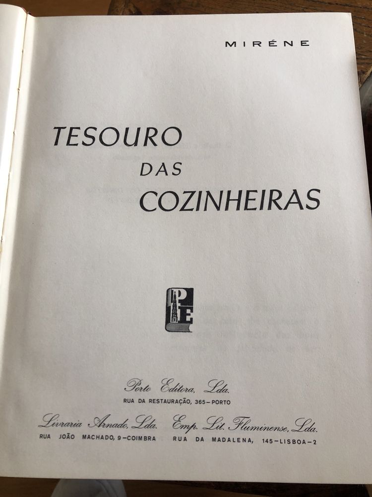 Livro tesouro das cozinheiras