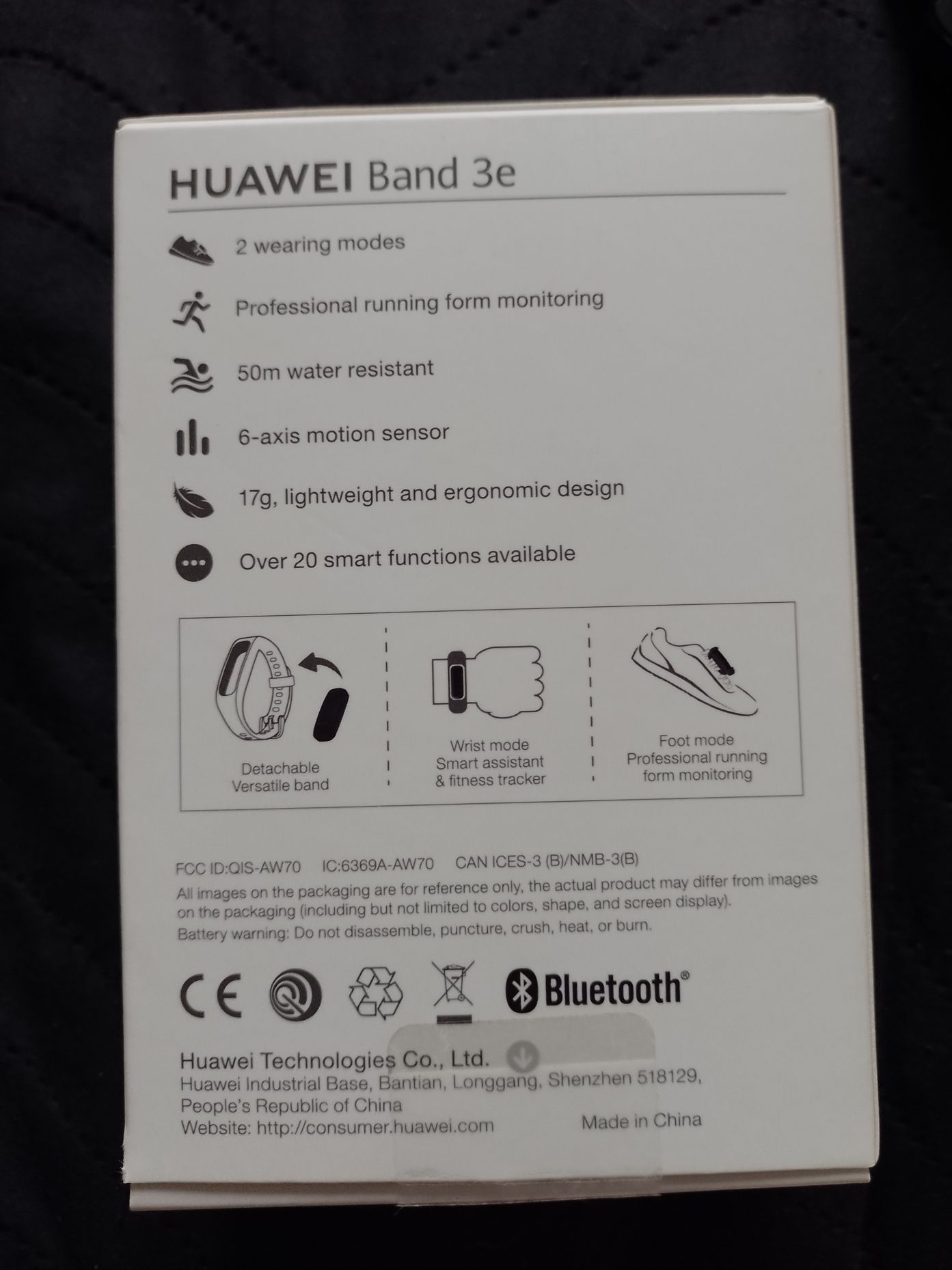 Smartband Huawei Band 3e opaska