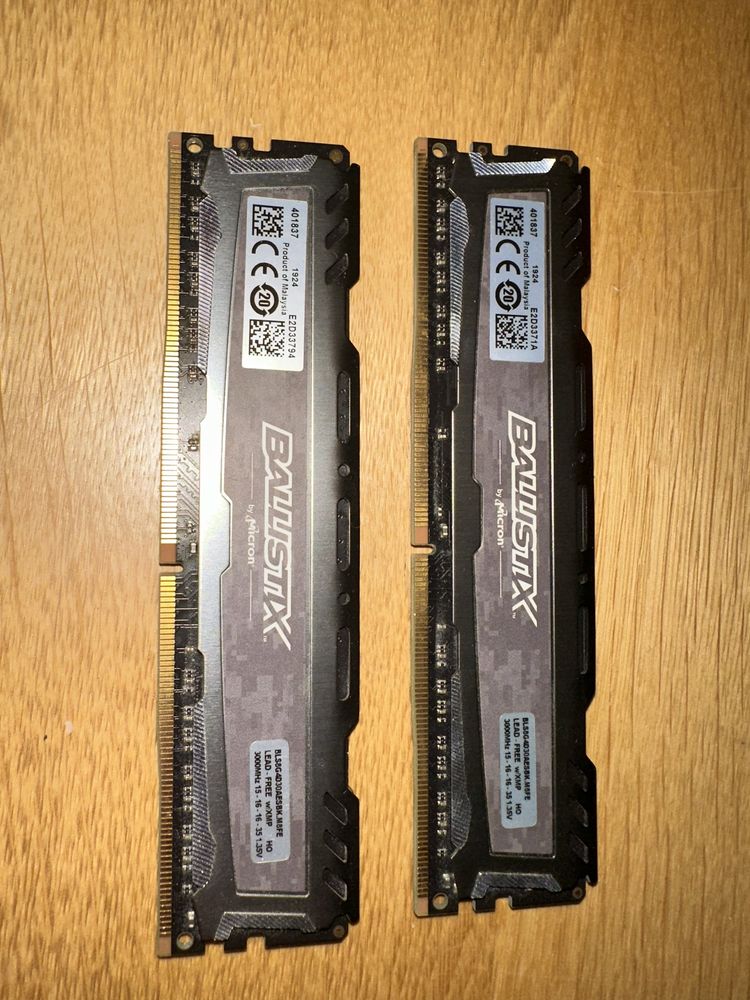 Pamięć Ballistix Sport DDR4 16GB (2 x 8GB) 3000MHz CL15