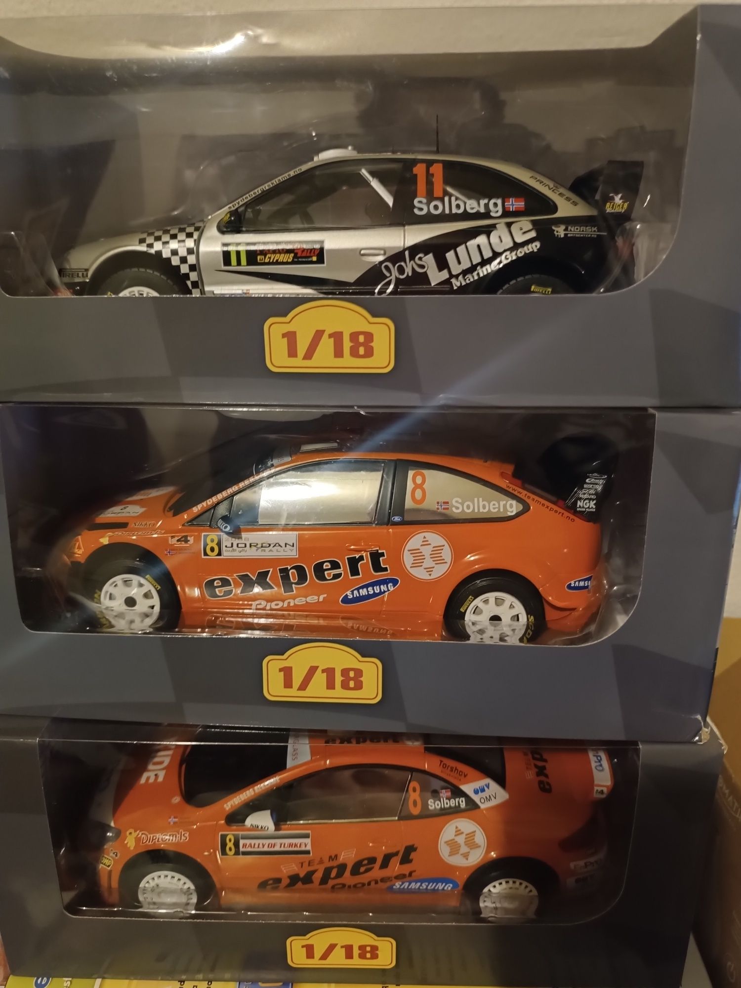 Miniatura rally 1/18