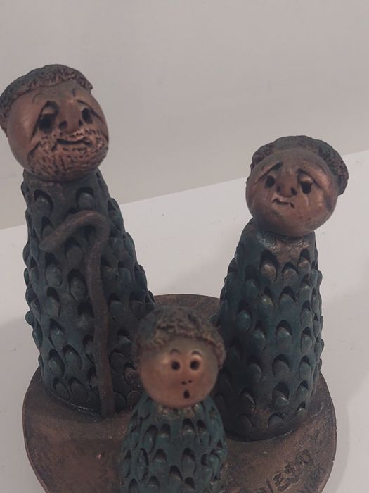 Presépio barro 3 figuras