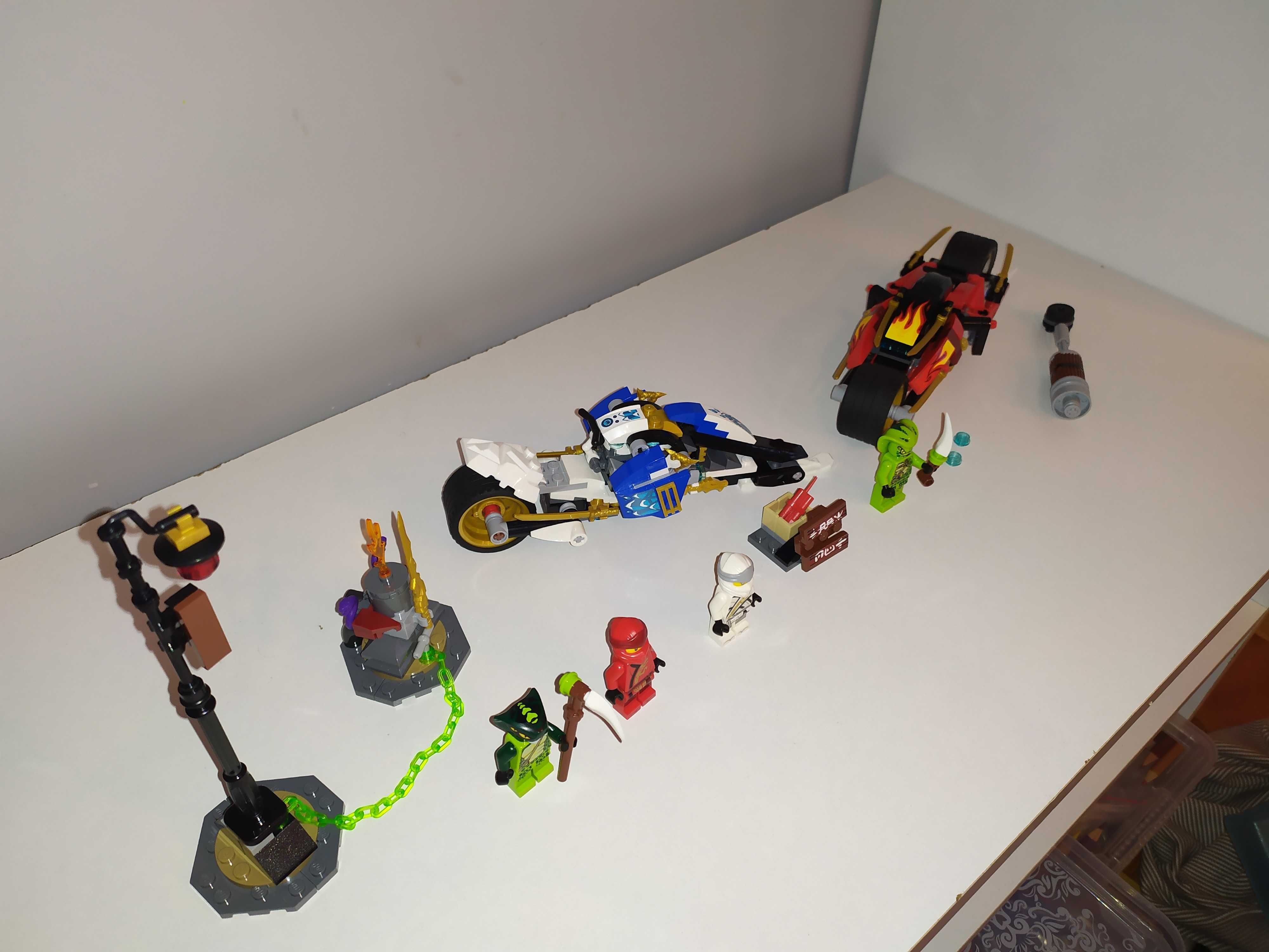 Klocki lego ninjago 70667 Motocykl Kaia i skuter Zane'a komplet