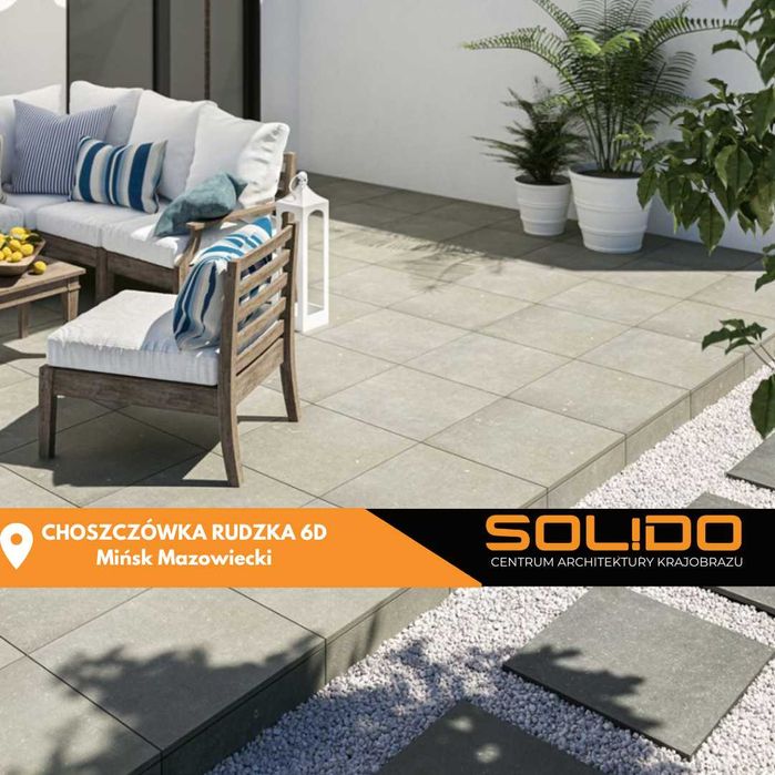 Płyty tarasowe / płyta gresowa/ 60x60x2/ Cerrad/ Belgica