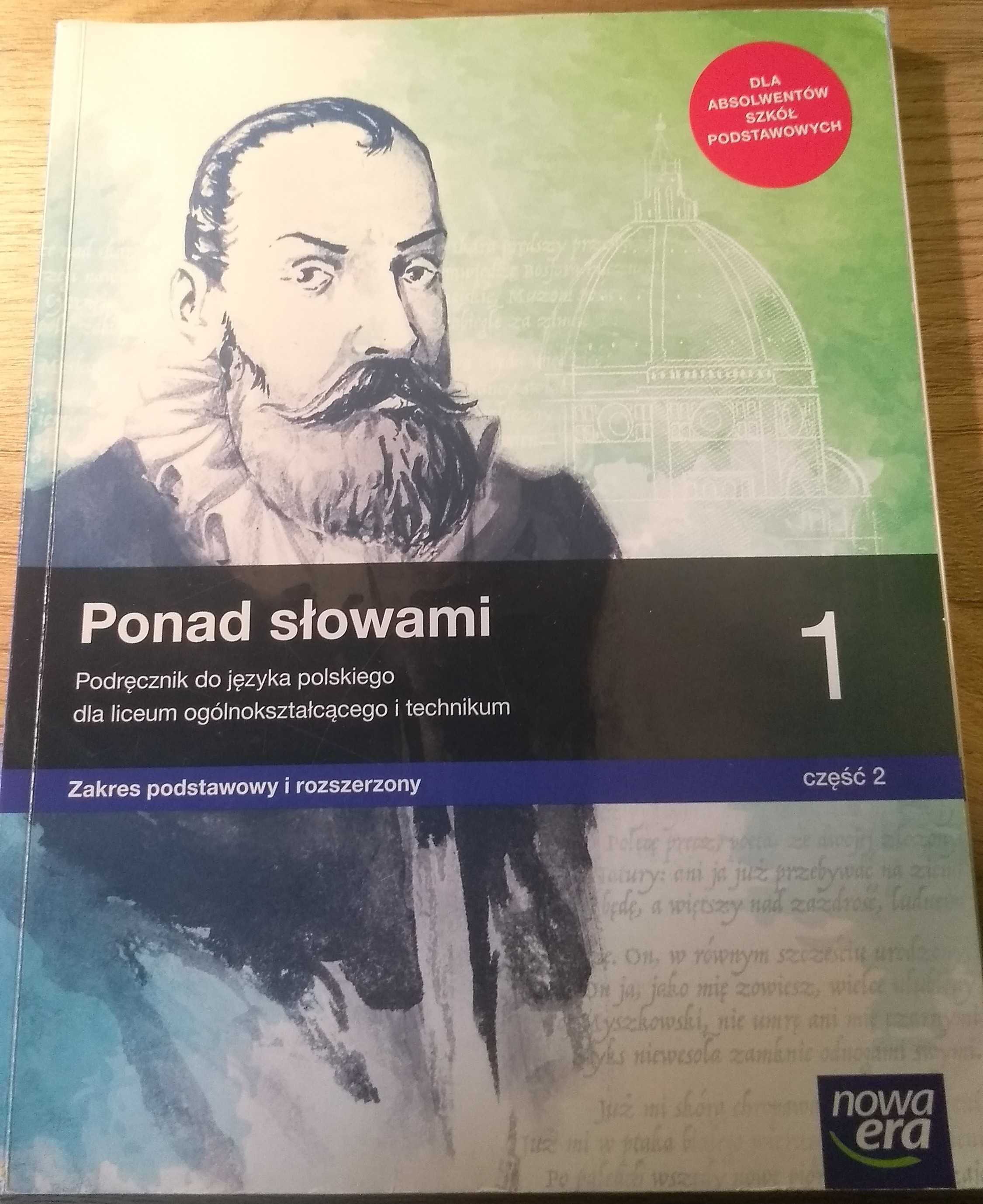 Ponad słowami 1 Podręcznik Liceum/Technikum - cz. 2 Nowa Era