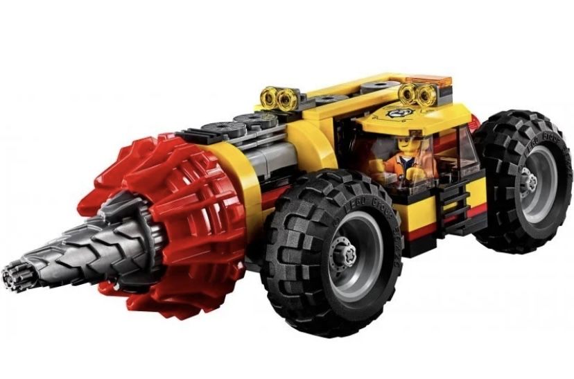 LEGO City, klocki Ciężkie wiertło górnicze, 60186
