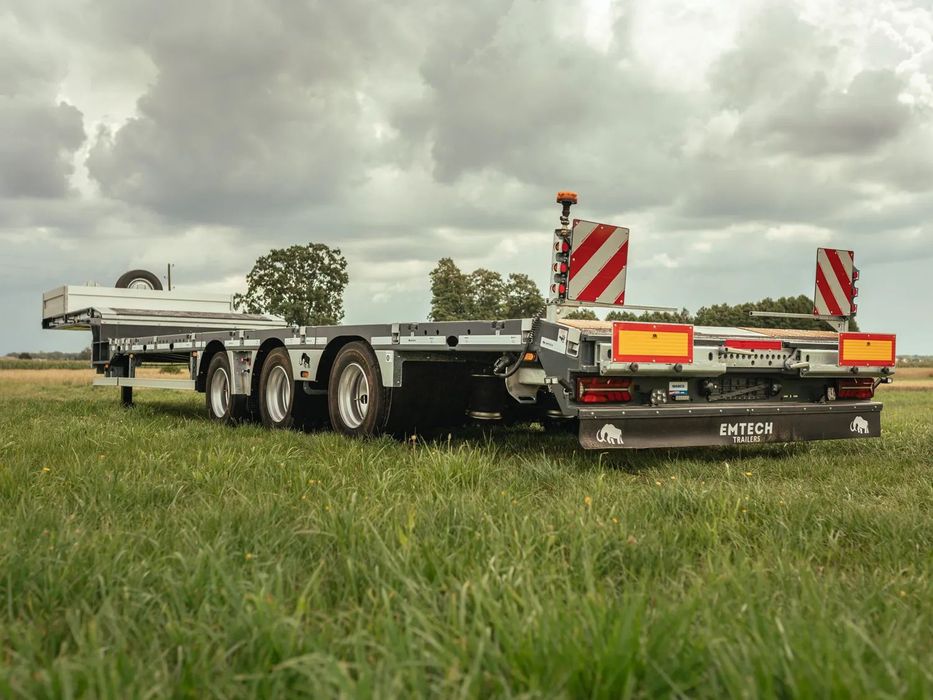EMTECH 3.NNP-1R-1N (NA)  Nowa naczepa niskopodwoziowa wersja rozciągana - opcja wynajem