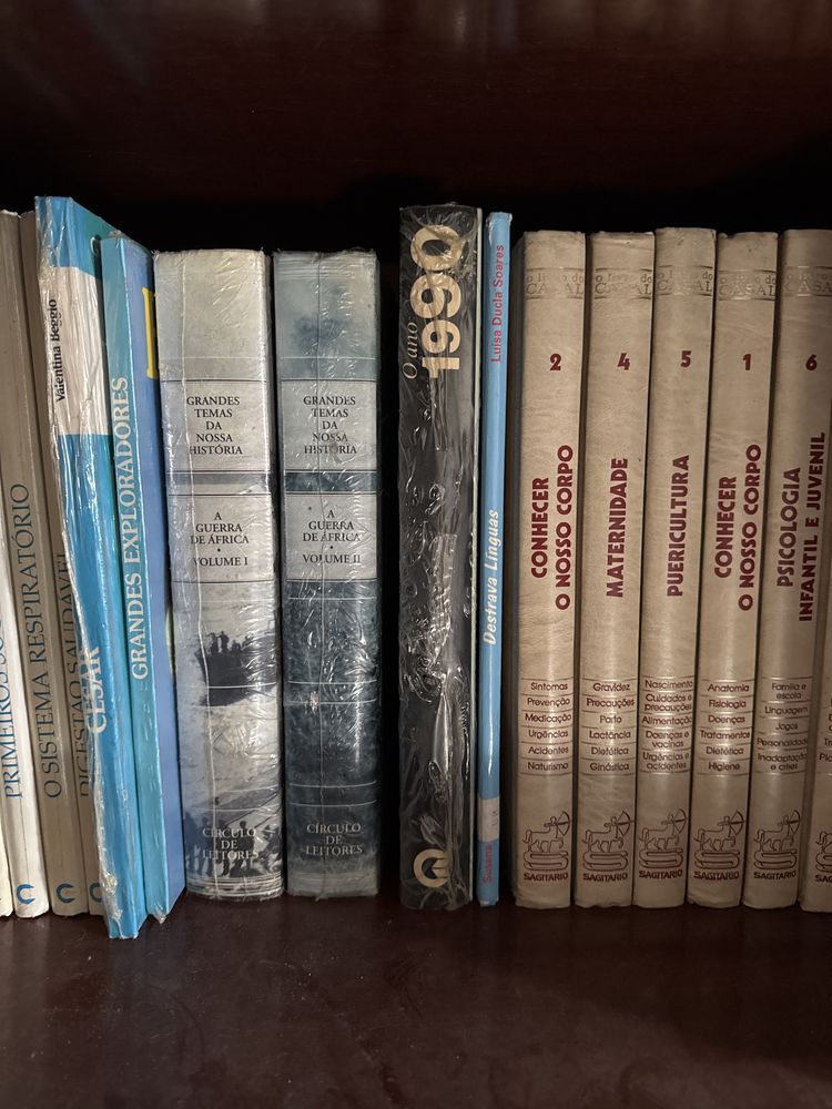 Livros diversos , cozinha , historia e ciência