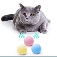 Inteligentna zabawka. Interaktywna piłka dla kota. Kociomiętka.