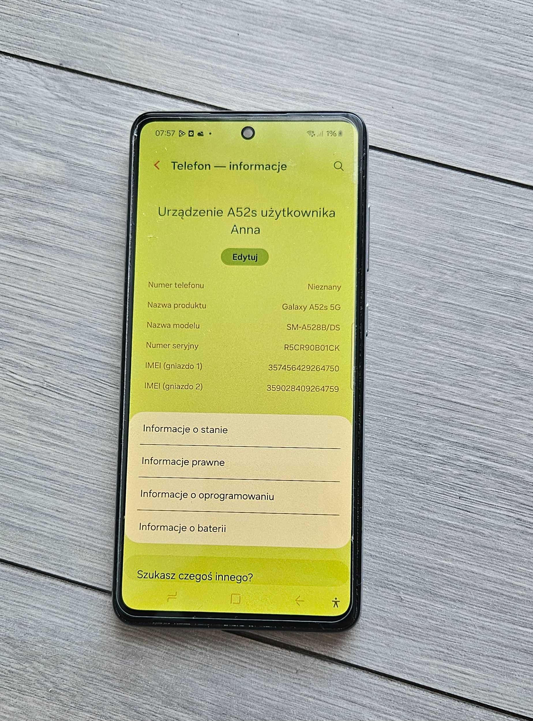 Samsung Galaxy A52S