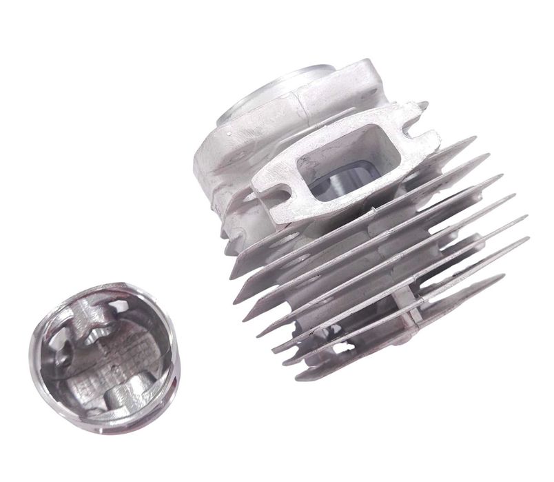 Cylinder tłok świeca do piły spalinowej zestaw naprawczy komplet 45 mm