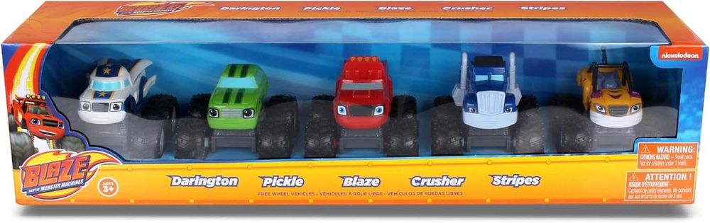 Набір Спалах та диво машинки 5 шт Blaze & the Monster Machines NKOK