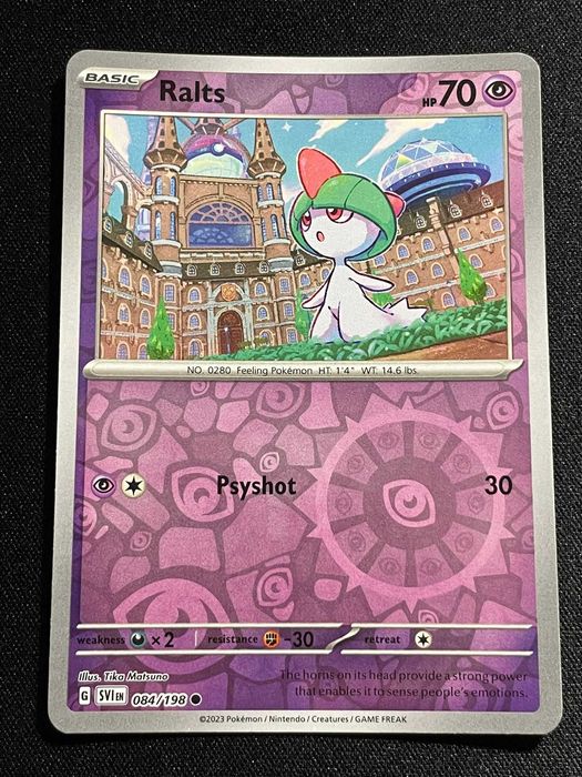 Carta Pokémon Ralt 84/198 Scarlet & Violet