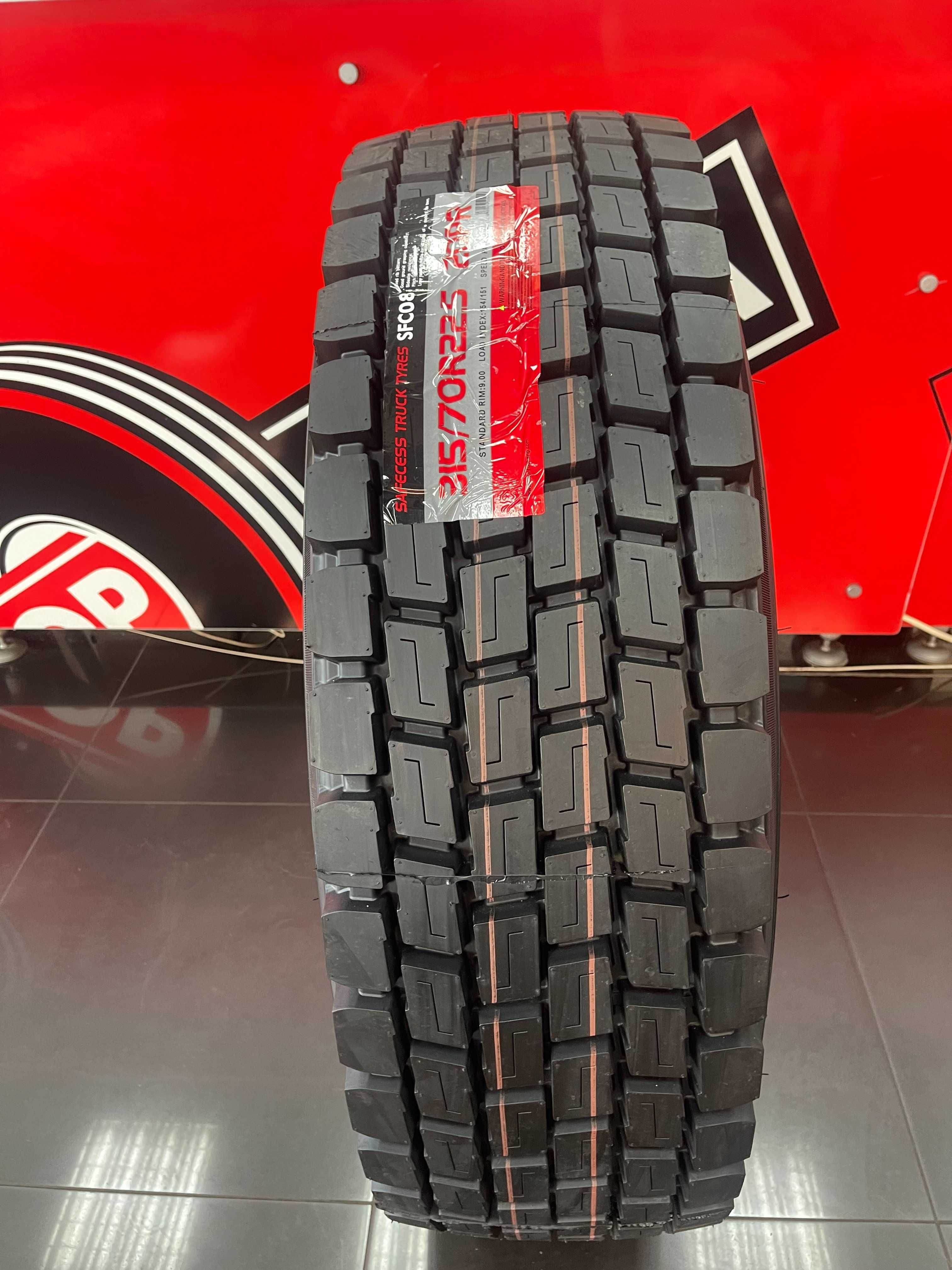 Шини колеса ведучі SAFECESS 315/70R22.5 тягач безкоштовна доставка НП