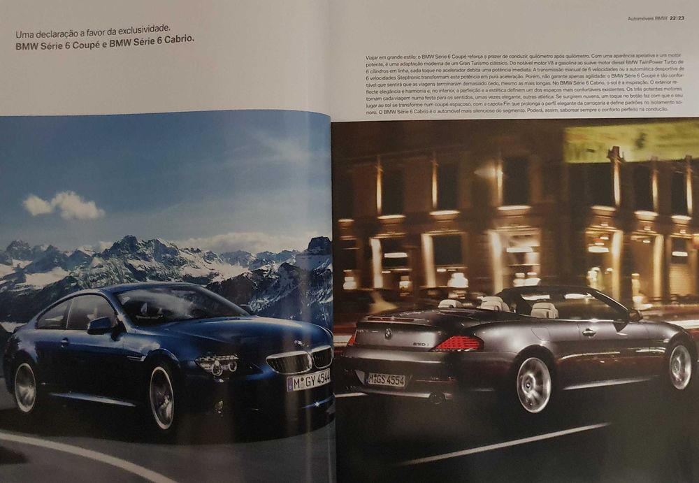 Catálogo de todos os modelos BMW - original - Ano 2009