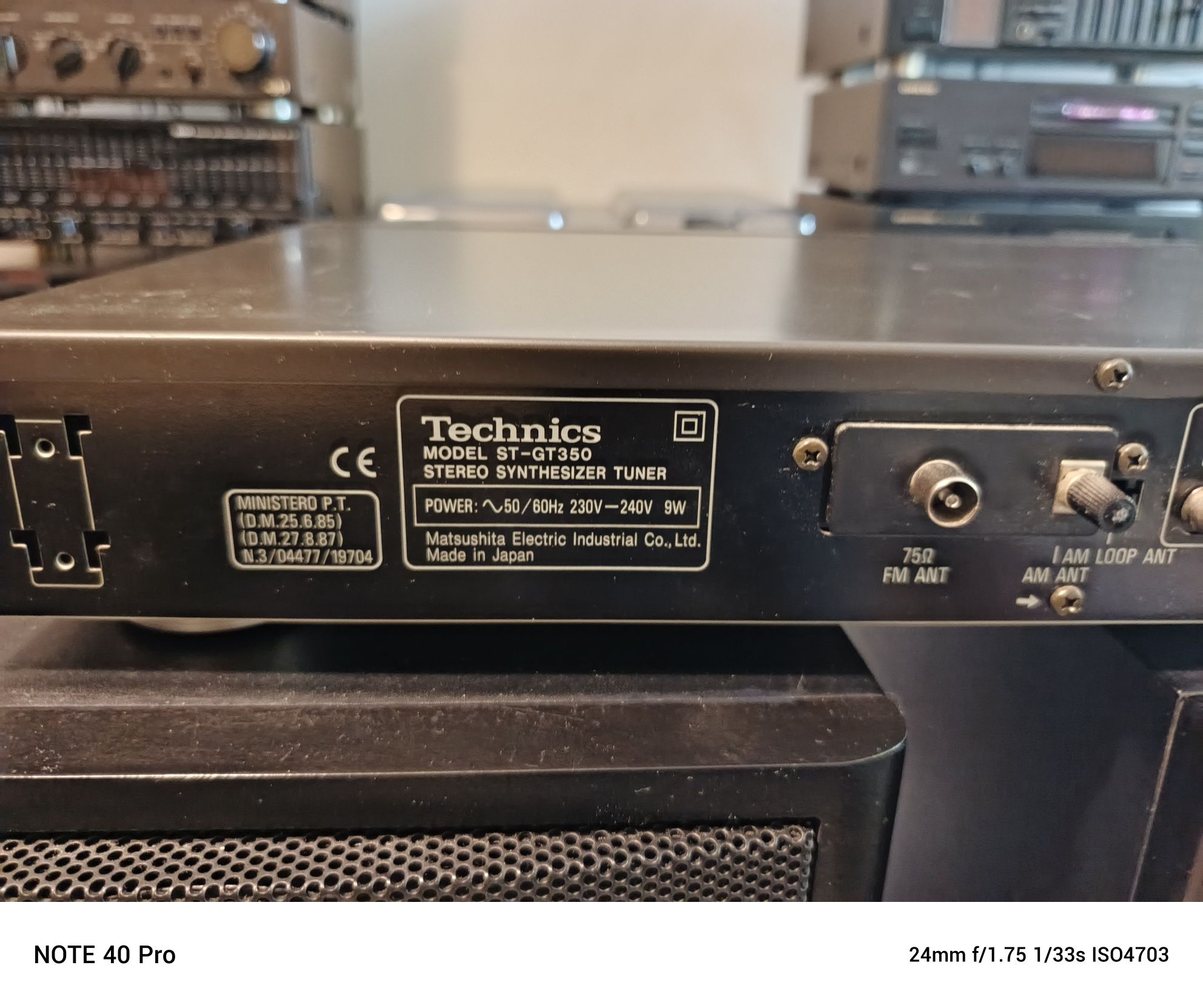 Technics ST GT 350 tuner stereo.