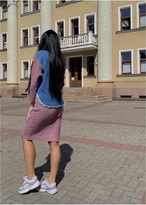 Комплект куртка+спідниця набір костюм жіночий костюм