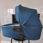 Gondola X-lander X-pram petrol blue jak nowa akcesoria folia moskitier