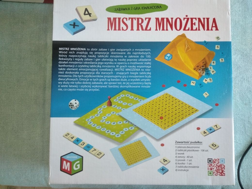 Gra edukacyjna Mistrz Mnożenia