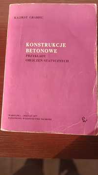 Konstrukcje betowe przykłady obliczeń statycznych 1977