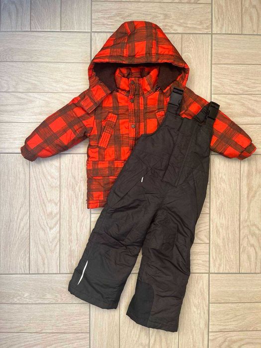 Зимовий комплект на 2 р полукомбінезон та куртка як Reima