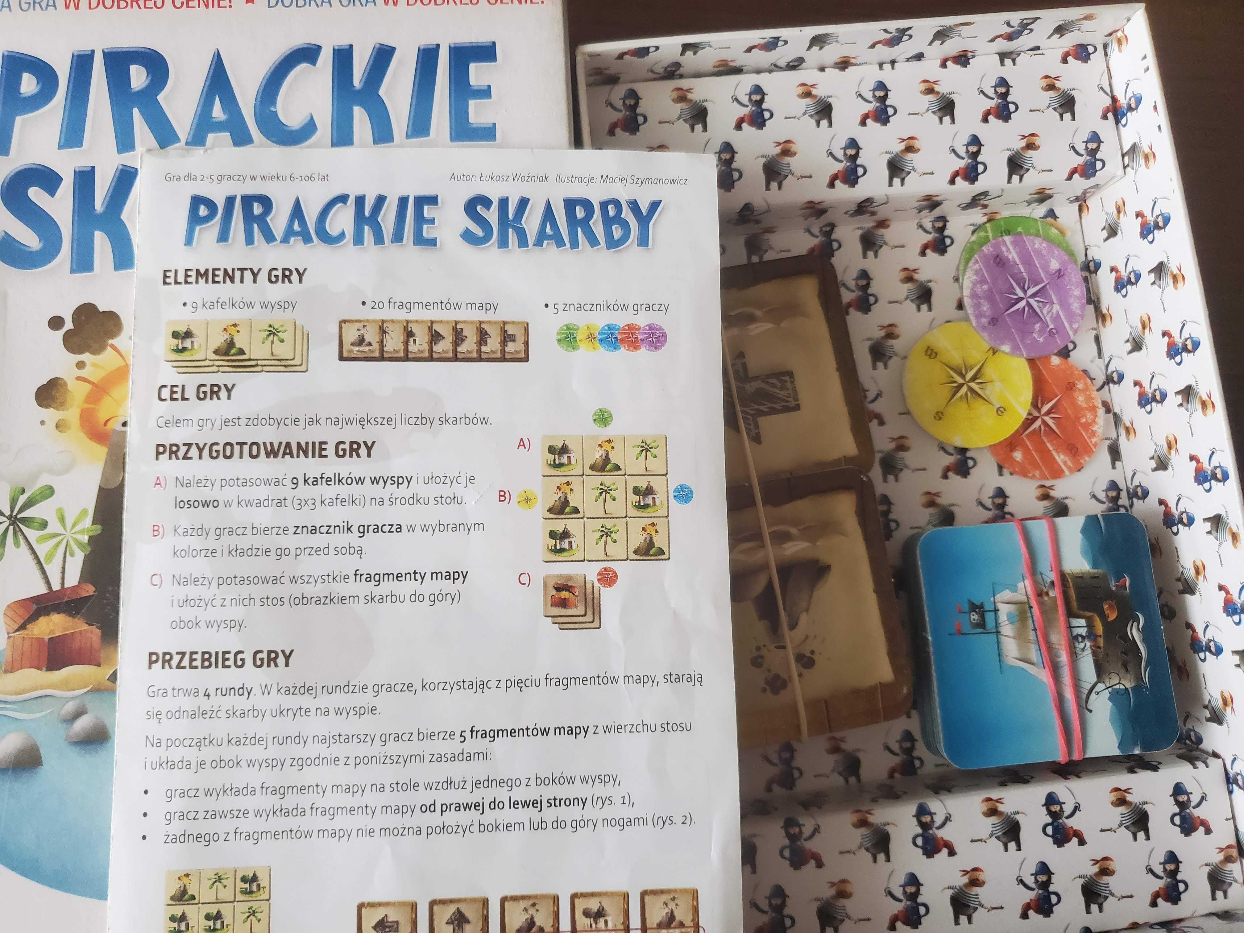 Pirackie skarby gra dla dzieci Egmont